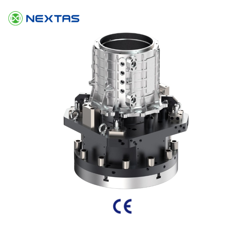 Motor-housing hydraulic fixture